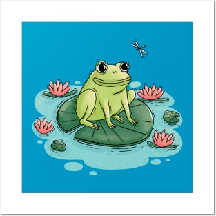 FROGGY & LILYPADS Posters and Art